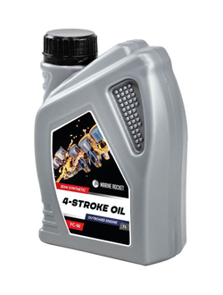 Масло 4-тактное полусинтетическое Marine Rocket 4620136029926 10W-40 1л, 2 штуки