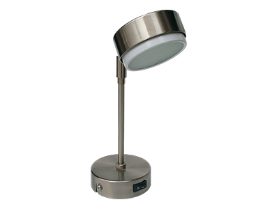 Светильник накладной Ecola GX53-FT5173 поворотный на длинном кроншт. Сатин-хром 260х80 FS5351ECB