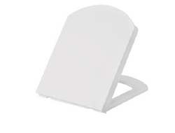 Сиденье для унитаза с микролифтом Nuova/Serenada (дюропласт, металлические петли), 124-003-009