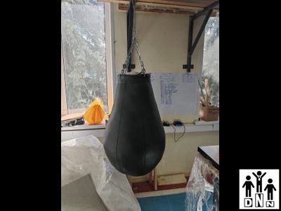 Груша боксерская из натуральной кожи, Высота 100 см, диаметр 80см, вес 100кг (толщина кожи до 2мм) DNN