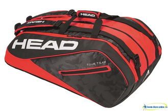 Теннисная сумка Head Tour Team 12R Monstercombi 2018 (Black/red)