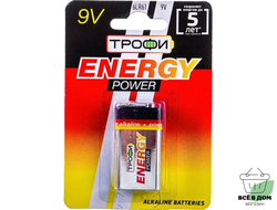 Э/п ТРОФИ BASIC ENERGY POWER 6LR61/6LF22 крона BL1