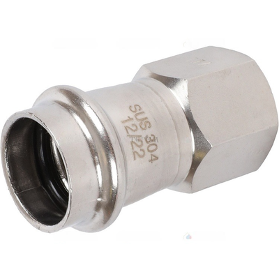 Переходник ROMMER ВПр-ВР, 22х1/2 из нержавеющей стали прессовой