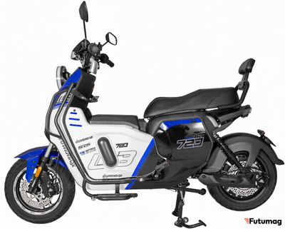 Электроскутер WENBOX U7 1500W (60V/45Ah) Синий