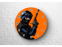 Часы "Counter-Strike, CS GO, Контр Страйк" №4