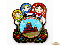 Магнит матрешка "Собор А.Невского"