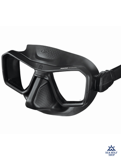 Маска для дайвинга OMER Aqua, черный силикон