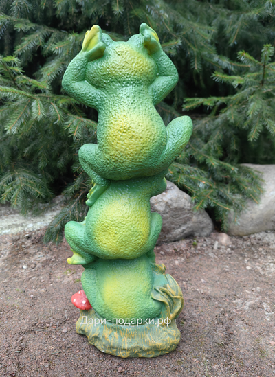 Три лягушки 44*18см    1,3кг    полистоун Россия 1727/012347*
