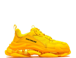 Balenciaga yellow green triple s hot sale