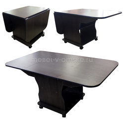 МН012 Стол журнальный Ушастик. Размер: 695х600х540. В разложенном виде: 1300х600х540.