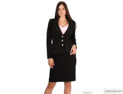 Юбка черная Pretty One 3315 (р.34 / 42 RU)