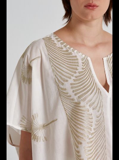 Эффектная легкая летняя блуза