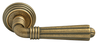 Дверные ручки RUCETTI RAP-CLASSIC-L 5 OMB Цвет - старая античная бронза