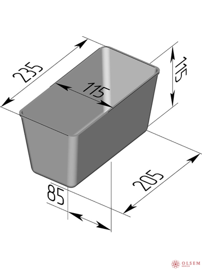 Форма хлебная Л6
