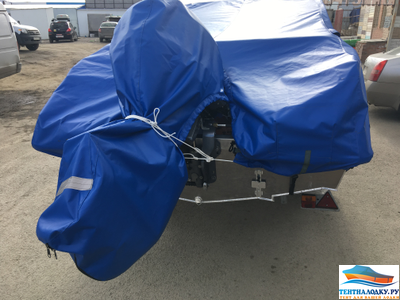 Тент на лодку VICTORY 500 Open (2019 г. стекло Лодка44)