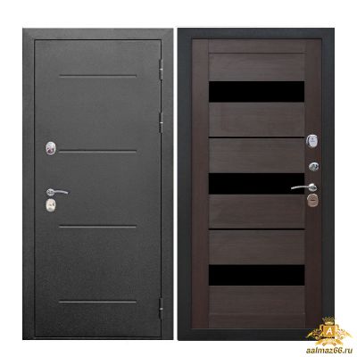 Входные двери с терморазрывом Isoterma Серебро Царга 2050-960