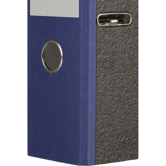 Папка-регистратор Attache Economy 80 мм, мрамор, с синим корешком, металлический уголок