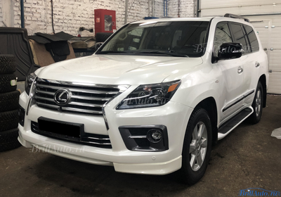 Рестайлинг Lexus LX570/LX450D из 2007-2011 в 2012-2015 25th Anniversary