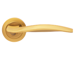 Дверные ручки Morelli Luxury WAVE OSA Цвет - Матовое золото