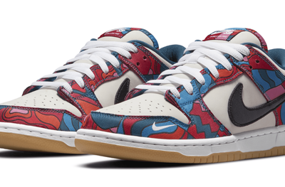 Nike dunk low sb parra discount