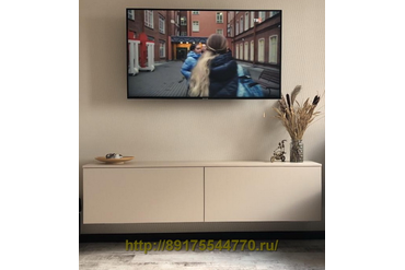 015 Подвесная тумба.
Материал корпуса и фасадов - ЛДСП EGGER U156 Бежевый песок, st9.
Фурнитура - Blum (Австрия).
