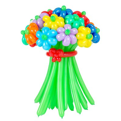 Цветы из воздушных шаров