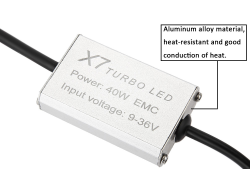 Светодиодная лампа HB3/9005 X7 Led, комплект 2шт.