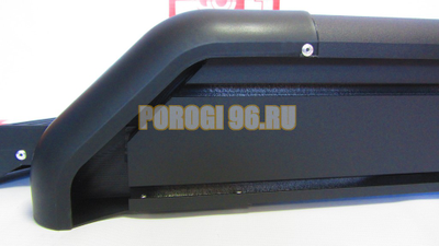 Пороги подножки "Luxe Black" 1700 мм для Great Wall HOVER 2005-2010