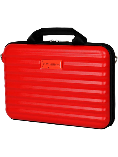 Пластиковый кейс для ноутбука 13 - 14 дюймов Optimum, красный