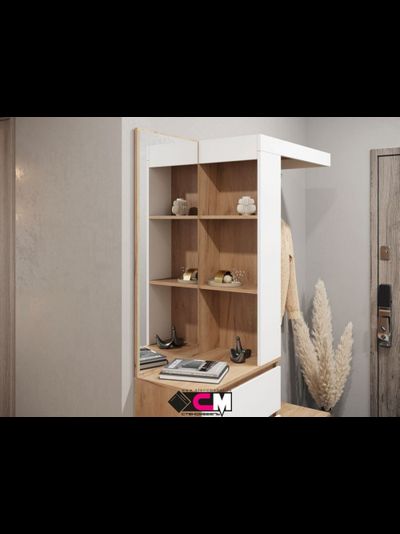 Хелен ПР 01 прихожая Дуб Крафт золотой/Белый