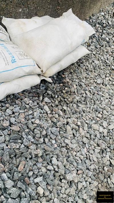 щебень в мешках