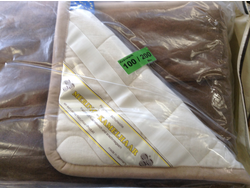 наматрасник из чистой живой шерсти Верблюд Коричневый