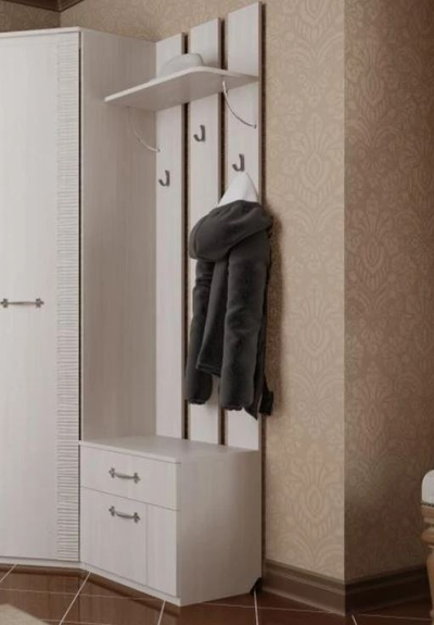 Угловая прихожая Элана бодега белая