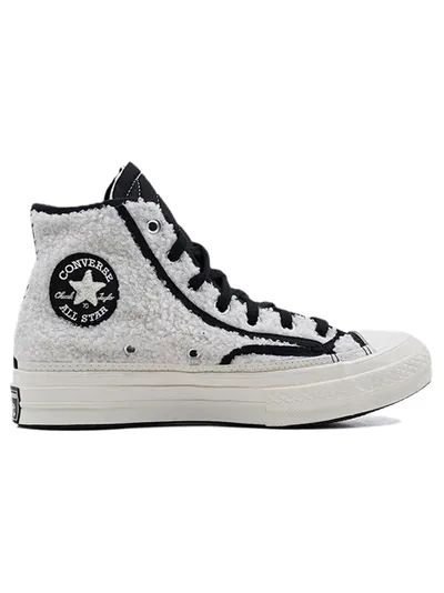 Зимние кеды Converse Chuck 70 Sherpa белые высокие 172006c фото