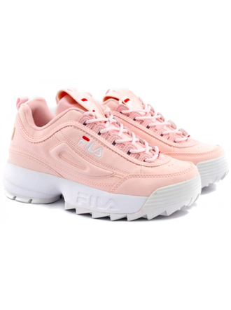 Женские кроссовки Fila DISRUPTOR 2 Розо-Белые (36-41)