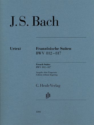 Bach, J.S. French Suites BWV 812-817 (without fingering)