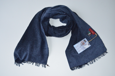 Vizio Италия 6204 платок синий 71 цвет фото