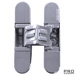 KUBICA 27 - K2700 петля самоцентрирующая с 5-ю точками опоры регулируемая по 3-м направлениям,  блестящий хром