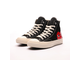 Кеды Converse Play Comme Des Garçons черные  высокие