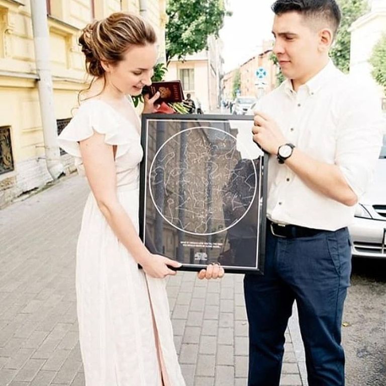 Звездная карта подарок