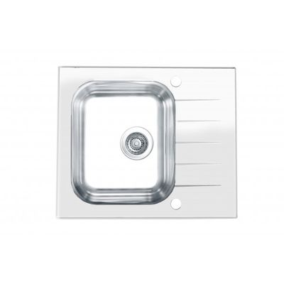 Мойка Alveus Vitro 10 белое стекло