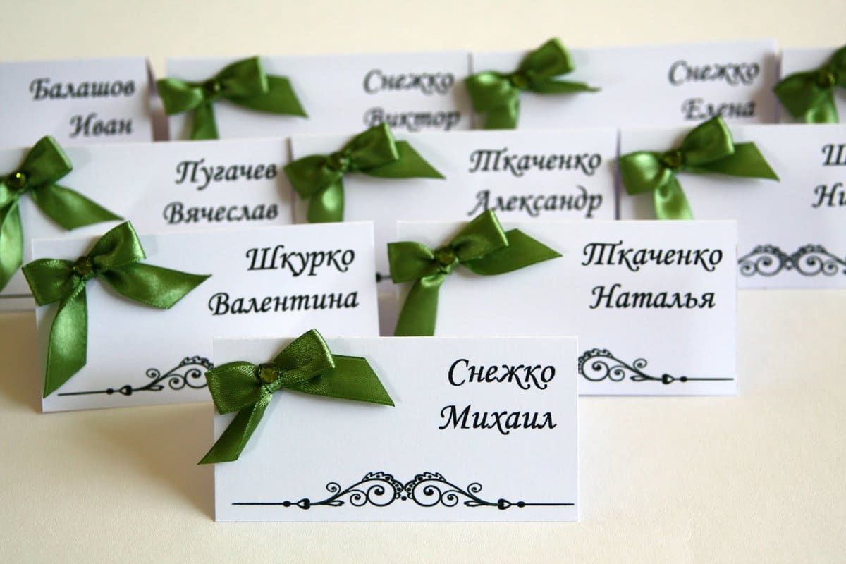 сделать табличку на стол