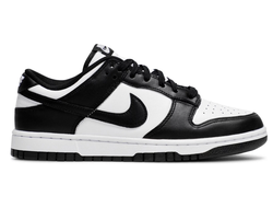 Nike SB Dunk Low Black White (Черные с белым) фото