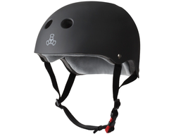 Купить защитный шлем Triple Eight (Black Rubber) в Иркутске