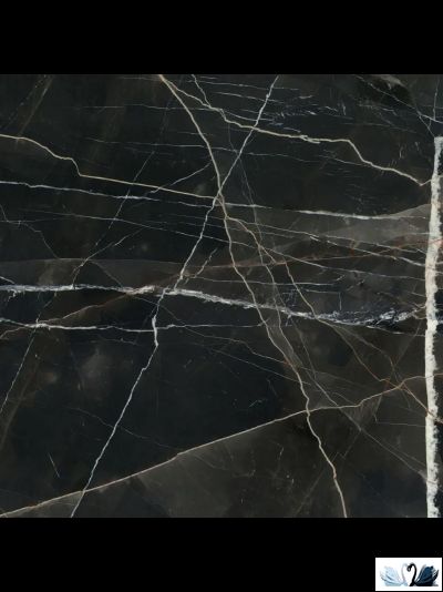 Керамогранит FMAX Black Gold 6mm glossy 120x270 см черный