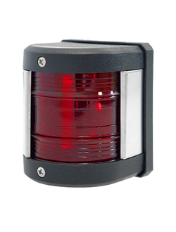 Огонь бортовой красный, черный корпус высота 75 мм