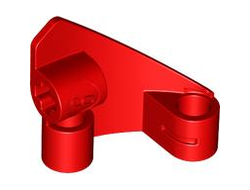 Technic, Panel Curved # 9 3 x 3 Tapered Left, Red (2395 6513887)