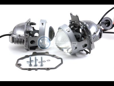 Комплект Biled Hella 3R Professional с рамками для замены штатных ксеноновых / галогенных линз автомобиля Subaru Legacy Outback B13 (2003 - 2006) и B14 (2009-н.в.) на светодиодные