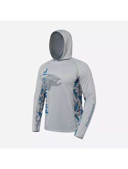 Лонгслив Finntrail Wave Big Fish 6609 Grey (M)