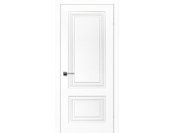 Дверь Межкомнатная - "EGO-2" Белая Эмаль